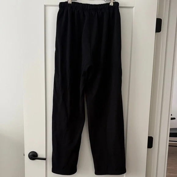 Alo Accolade Straight Leg Sweatpants Black Sz M - Picture 3 of 3